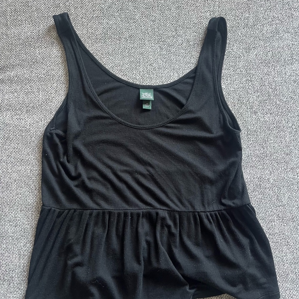 Wild Fable Black Sleeveless Top